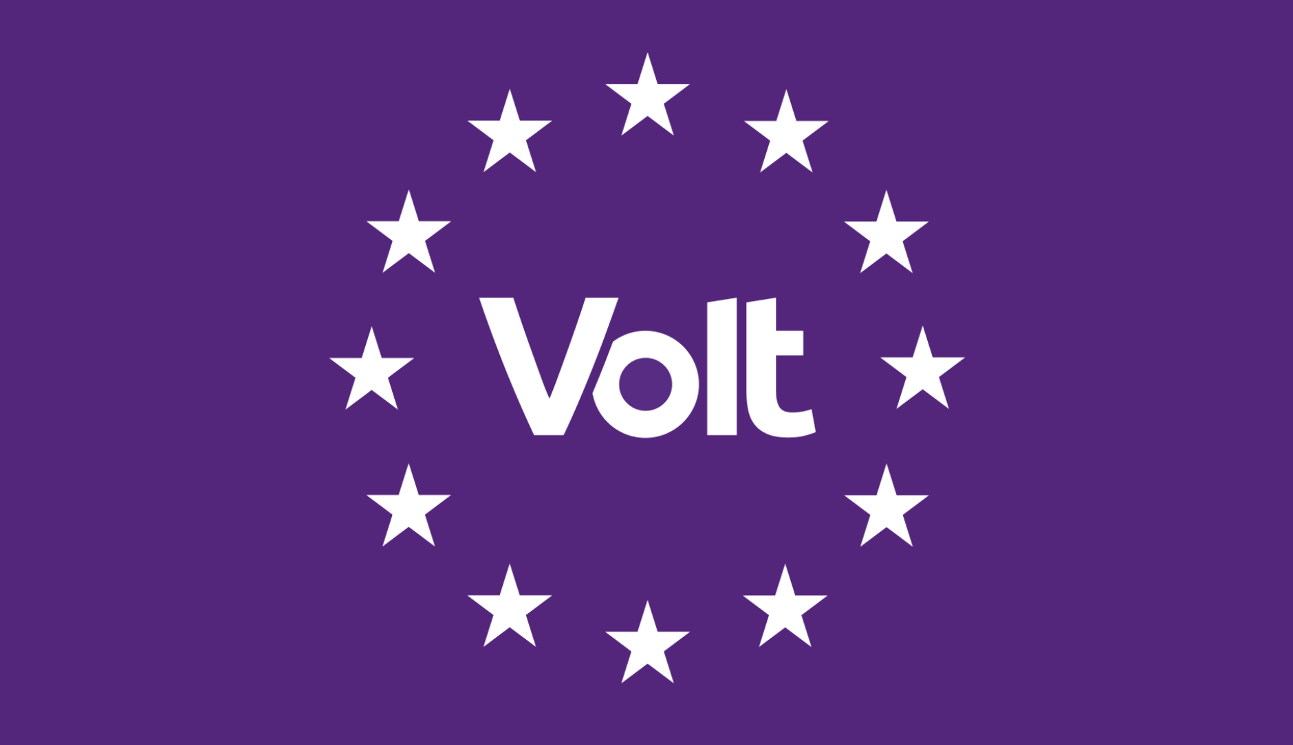Volt logo with UE stars