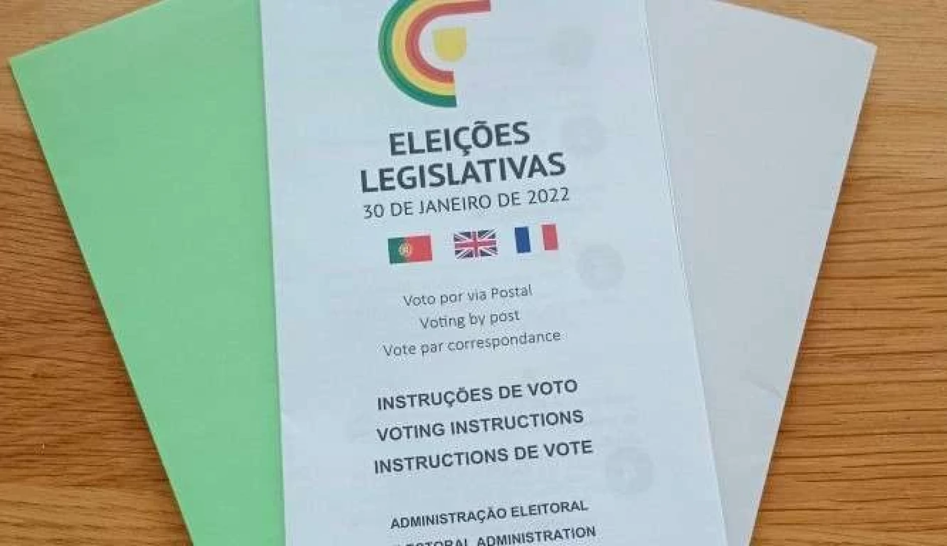 Eleições Legislativas 2022 - Voto Via Postal