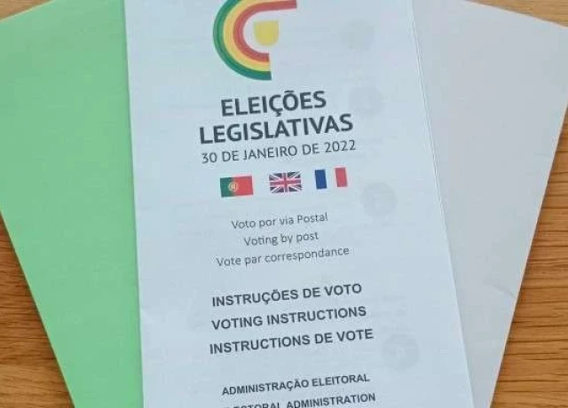 Eleições Legislativas 2022 - Voto Via Postal