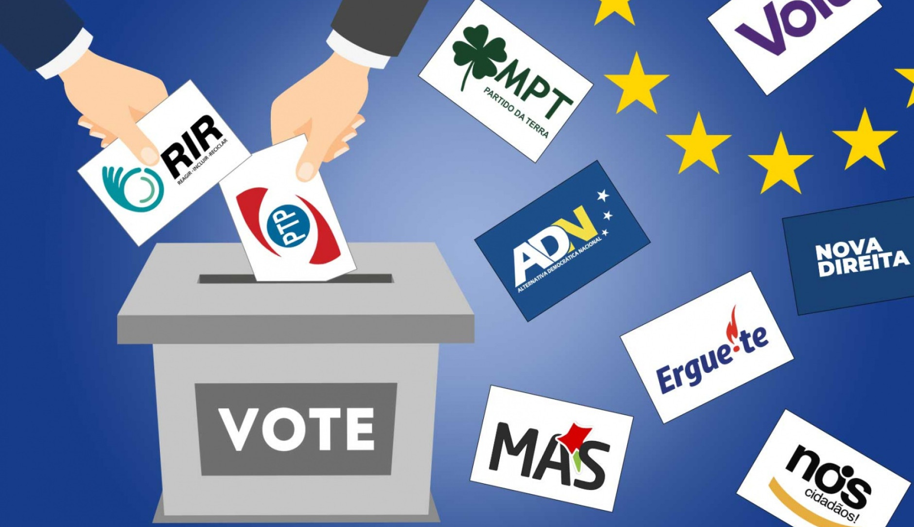 Eleições Europeias - Partidos sem assento parlamentar