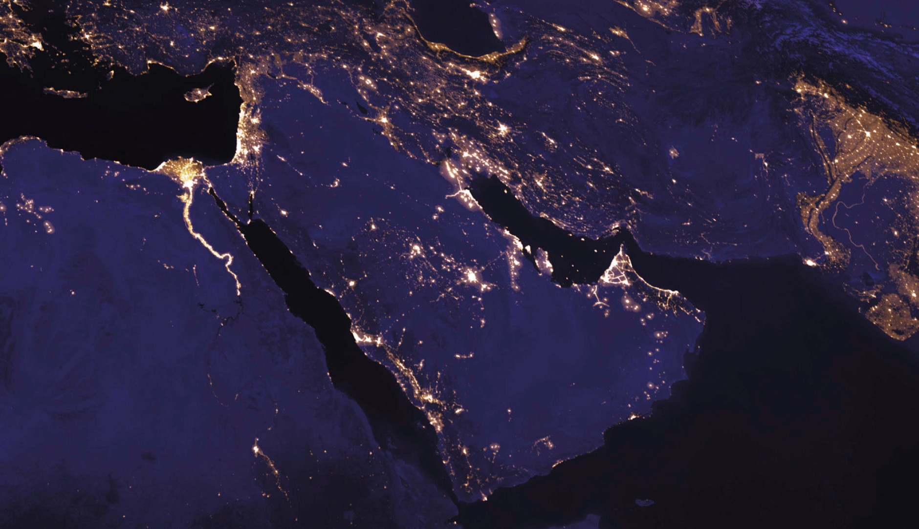 Middle East night sky