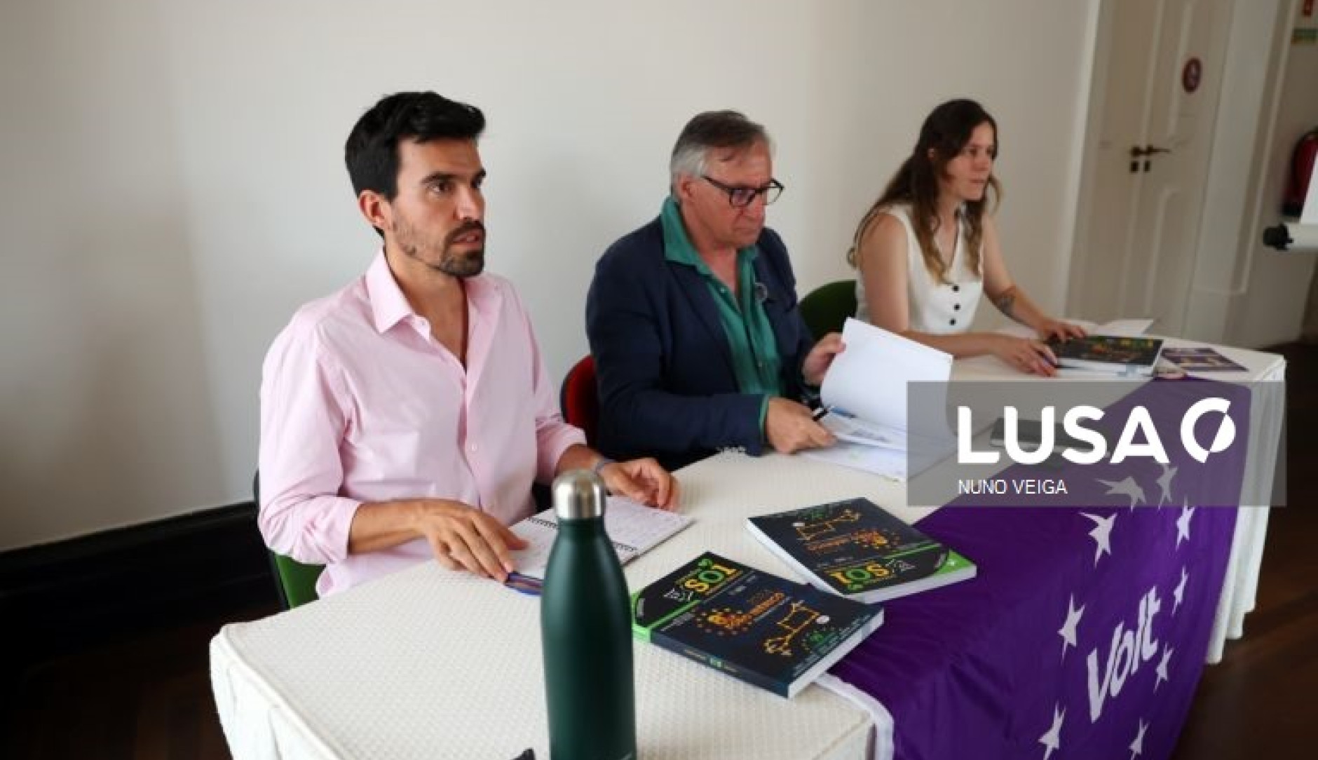 Volt Portugal e Volt Espanha em Elvas - imagem LUSA (Nuno Veiga)