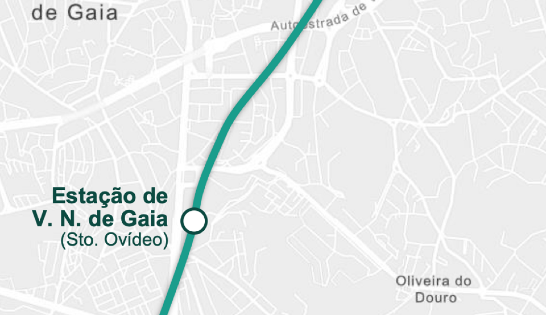 troço da linha de AV
