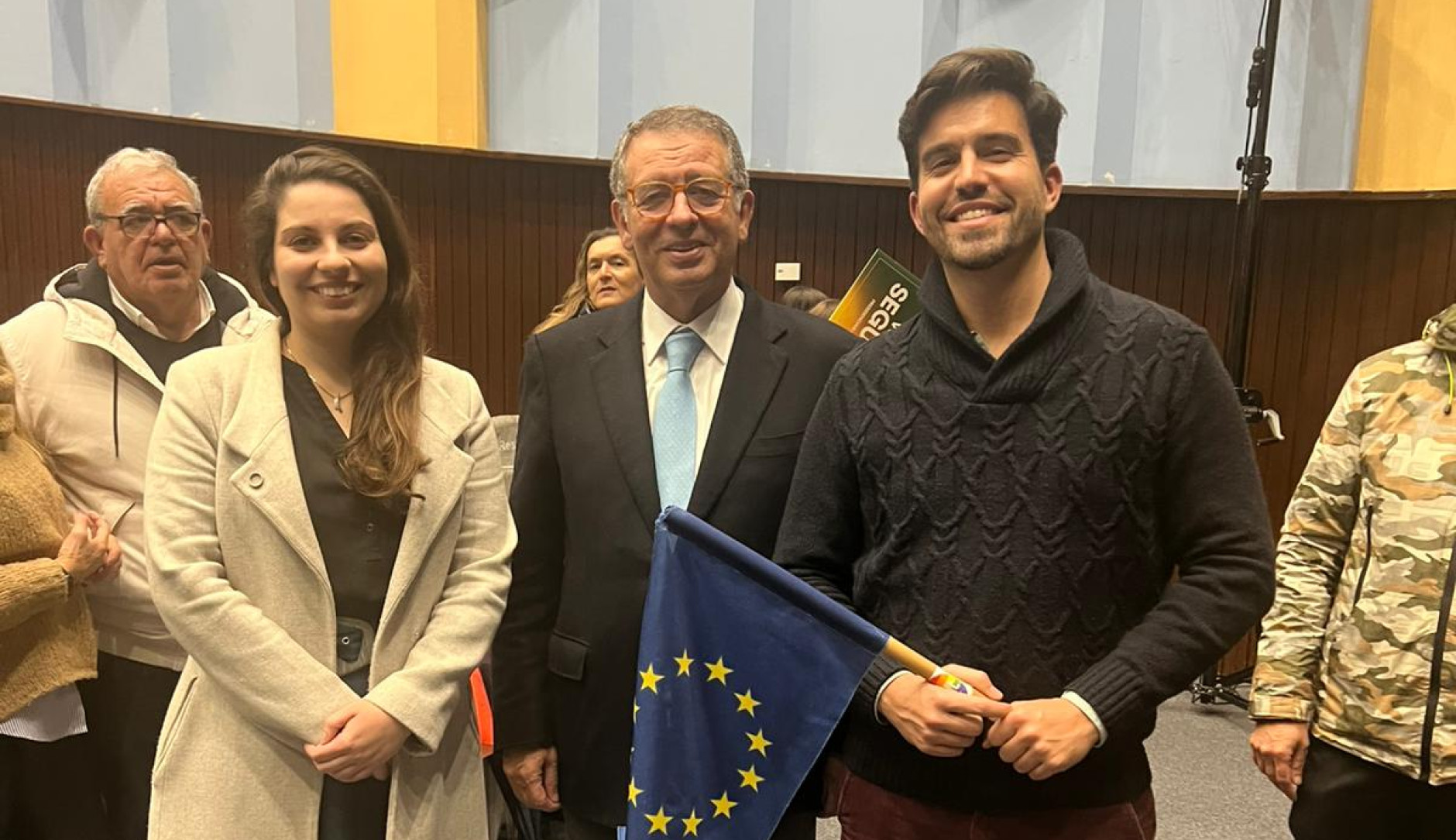 Os Co-Presidentes do Volt com AJS