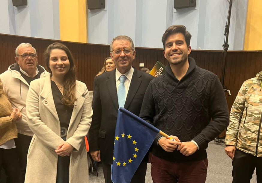 Os Co-Presidentes do Volt com AJS