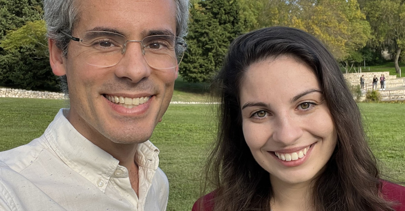 Inês Bravo Figueiredo e Luís Almeida Fernandes - representantes nacionais do Volt nas Legislativas de 2024